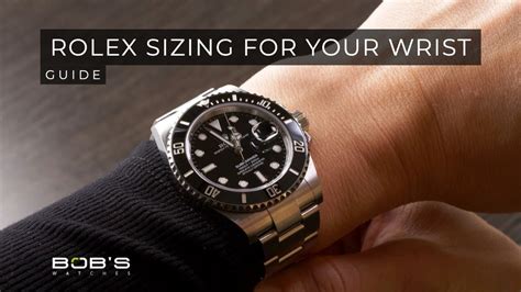 what size wrist does a rolex fit|Rolex wrist sizes.